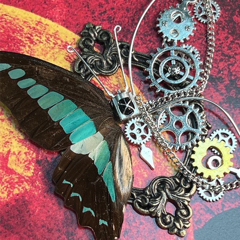 Home Decor Mirror - Steampunk Kelebek Çerçevesi DIY Kiti Gerçek