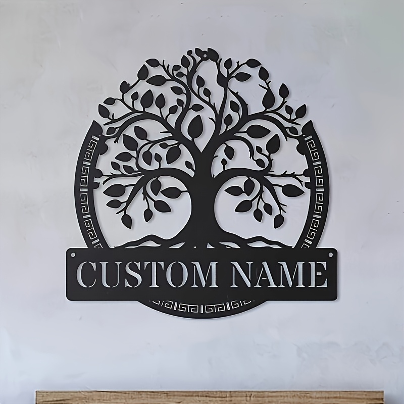 Home Decor Tree - Hayat Ağacı Özel Metal Duvar Sanatı.