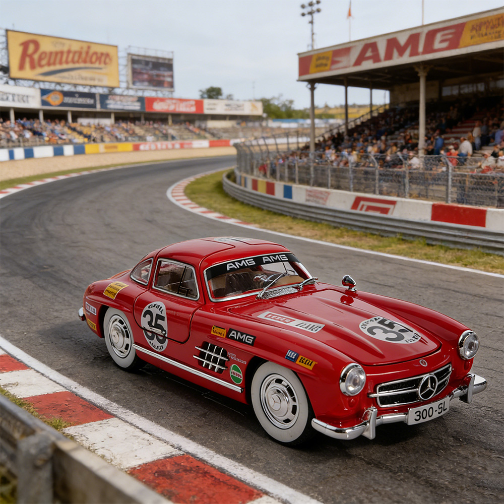 Home Decor Collection - Alaşımlı Döküm Model Arabalar 300SL, 1/22