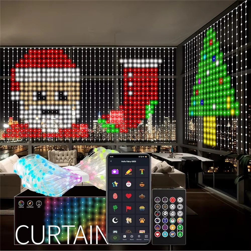Home Decor App Free - Akıllı RGB Piksel Perde Işıkları Bluetooth