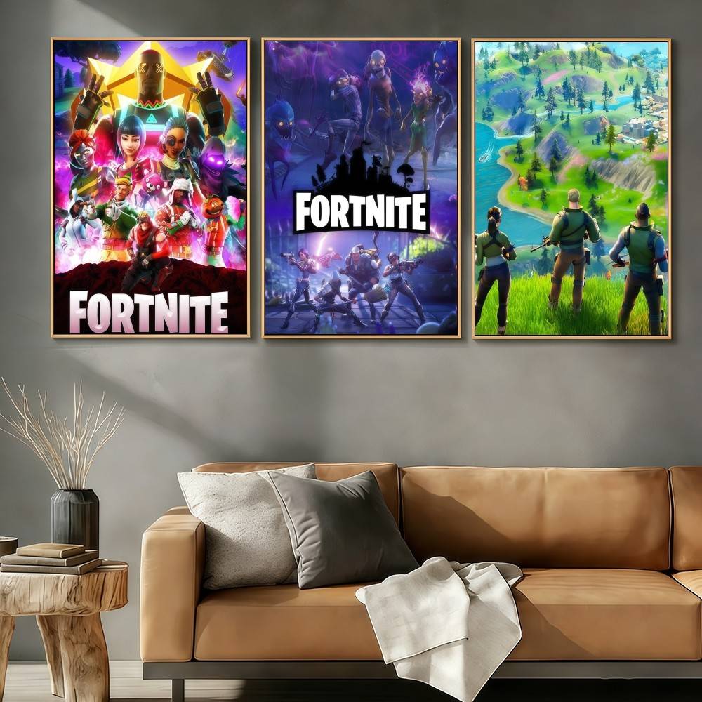 Home Decor Online Game - F-FORTNITES-ES Online Oyun Posteri Çıkartmaları Sanat