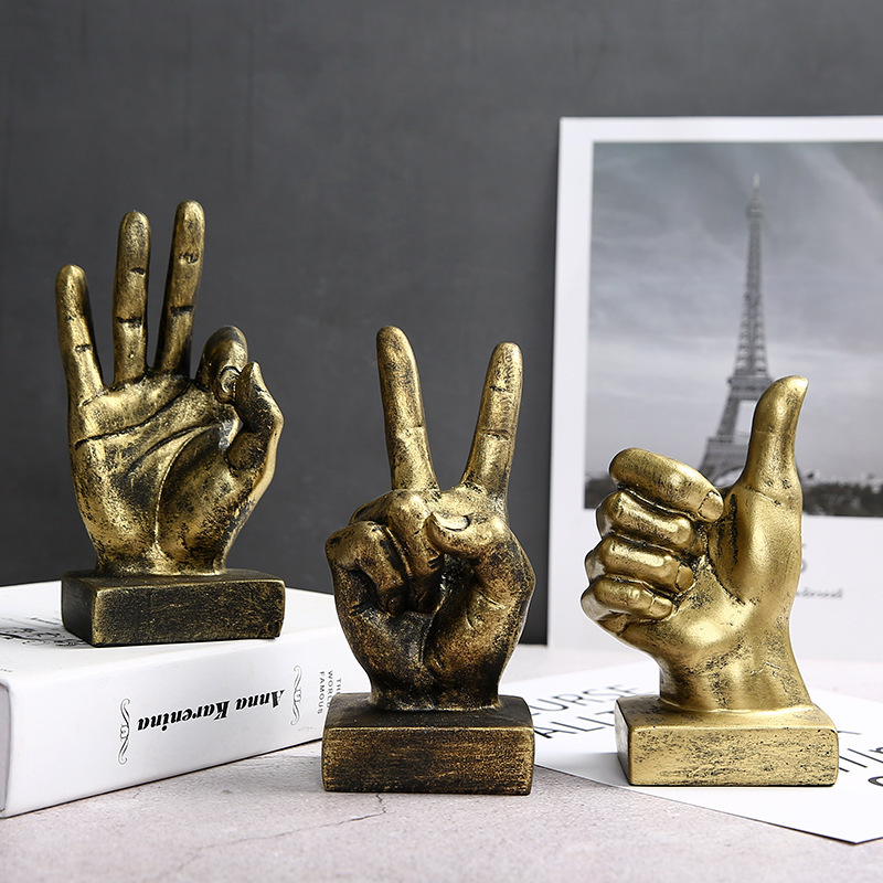 Victory Home Decor - Yaratıcı OK Jest Parmak Modeli Dekorasyonu