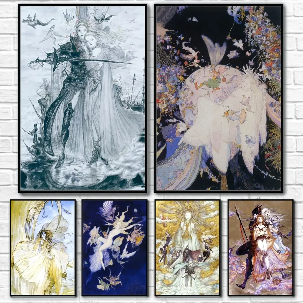 Home Decor Games Free - Yoshitaka Amano Final Fantasy Oyunu Lüks