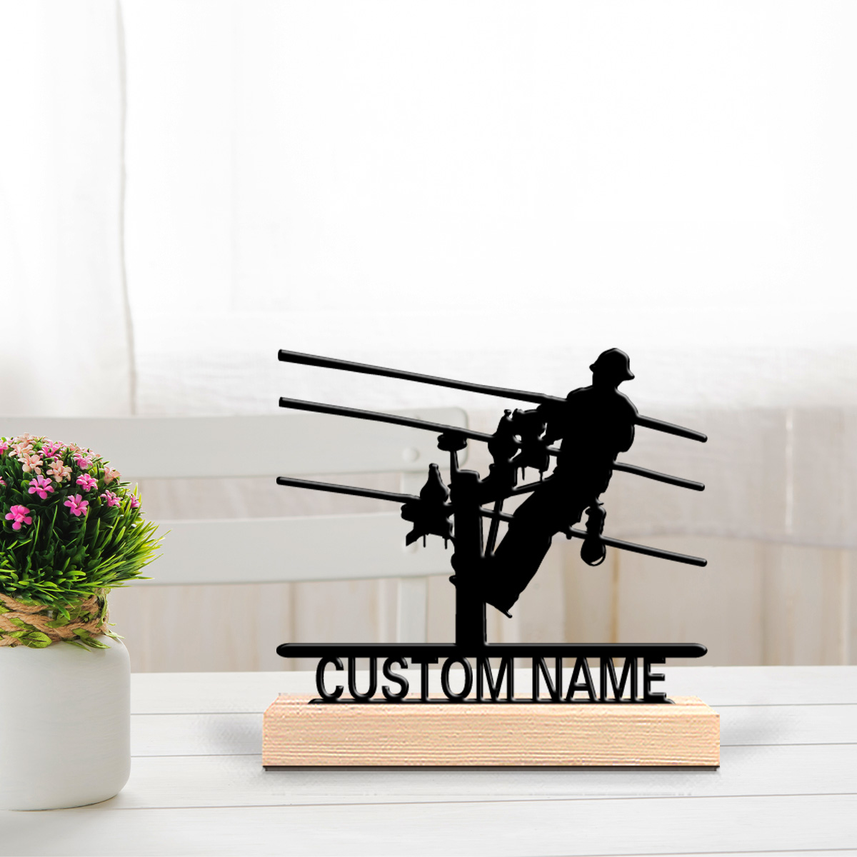 Home Decor Unique - 1 adet Şık Kişiselleştirilmiş Özel Elektrikçi