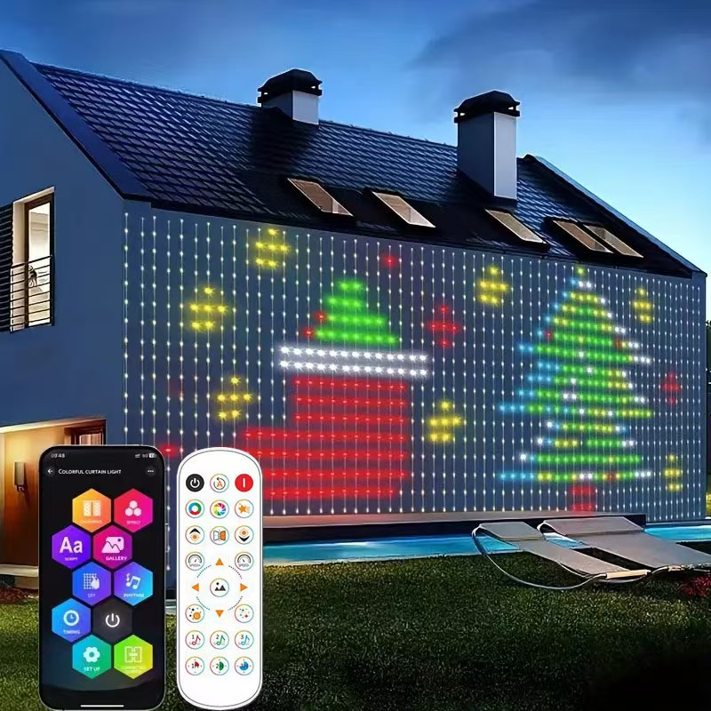 Home Decor App Free - 5V Akıllı LED Perde Işıkları APP