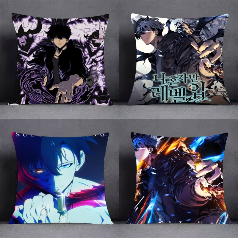 Home Decor Solo - Anime S-Solo L-Seveling Fantezi Mücadele Yastık