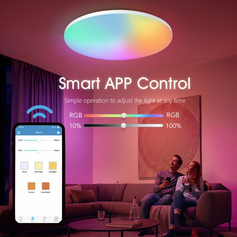 BENEWTON akıllı tavan ışık RGB - Home Decor App Free incelemesi ve fiyatı