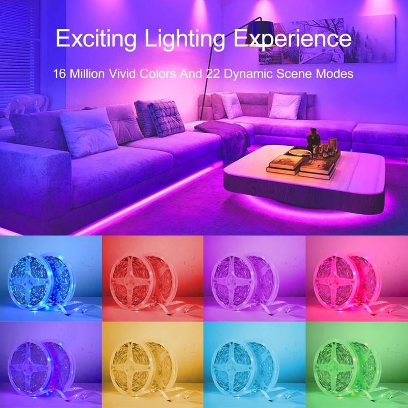 1-20m RGB LED Şerit Işıklar 5V - Home Decor App Free incelemesi ve fiyatı