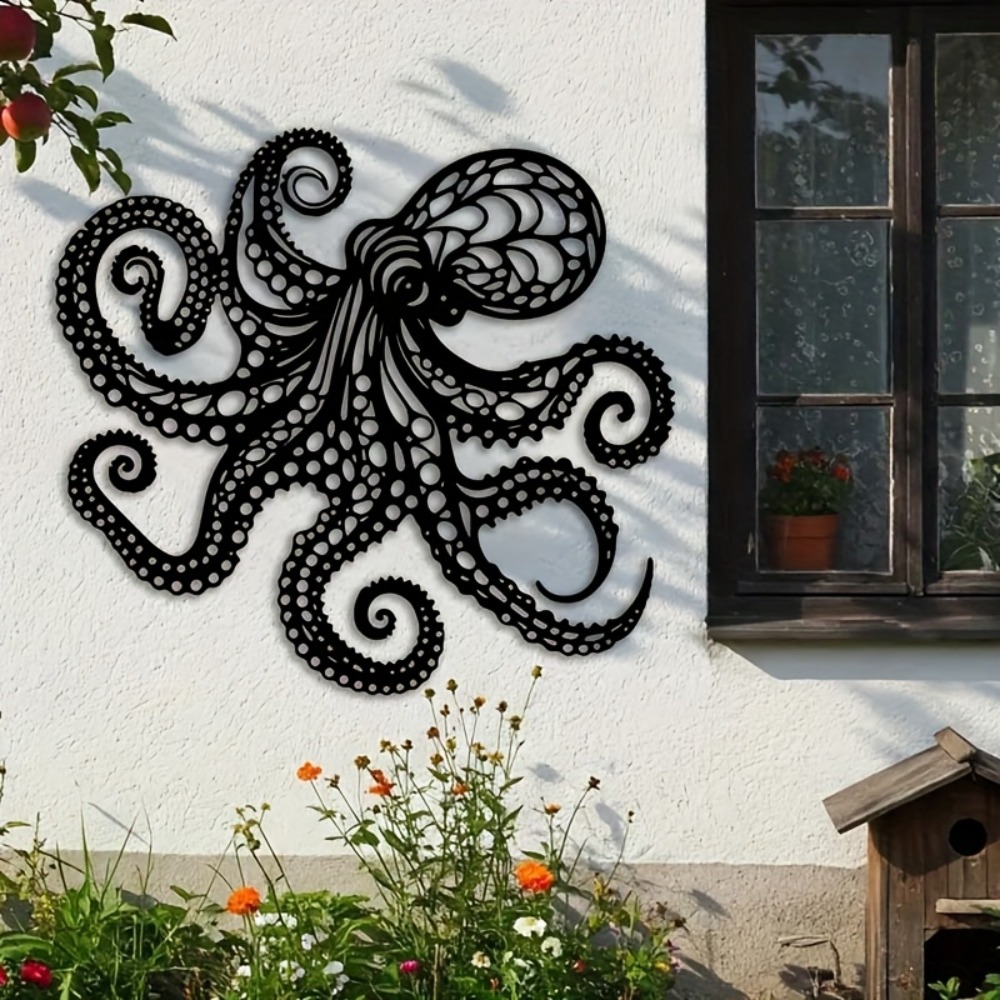 Büyük Metal Ahtapot Duvar Sana - Victory Home Decor incelemesi ve fiyatı