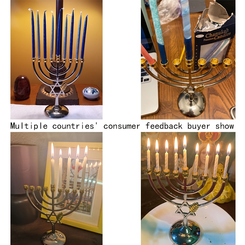 Hanuka Menorahı 9 Kollu Mumluk - Home Decor You incelemesi ve fiyatı