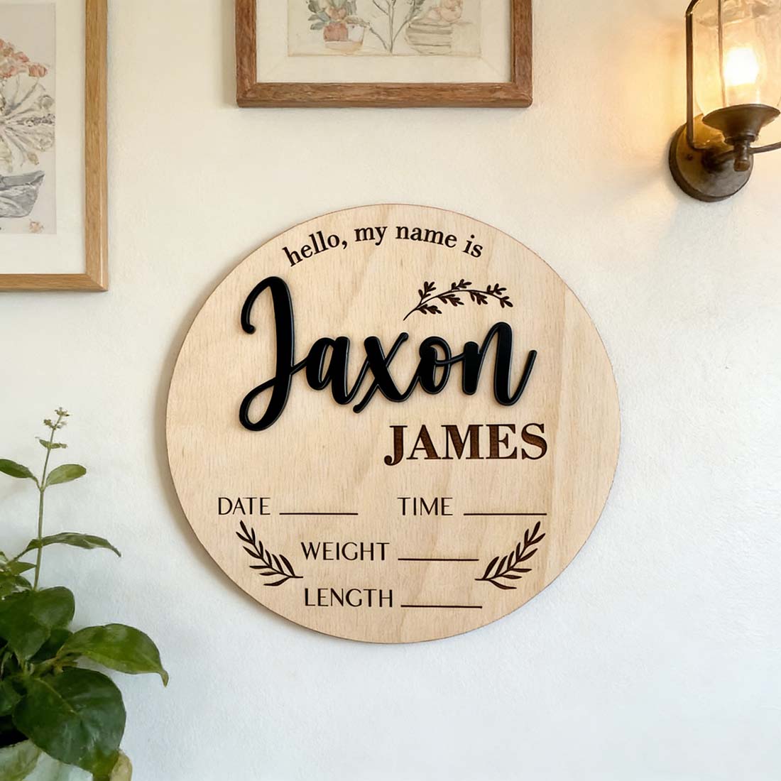 1 adet özel bebek duyuru işare - Home Decor Xmas incelemesi ve fiyatı