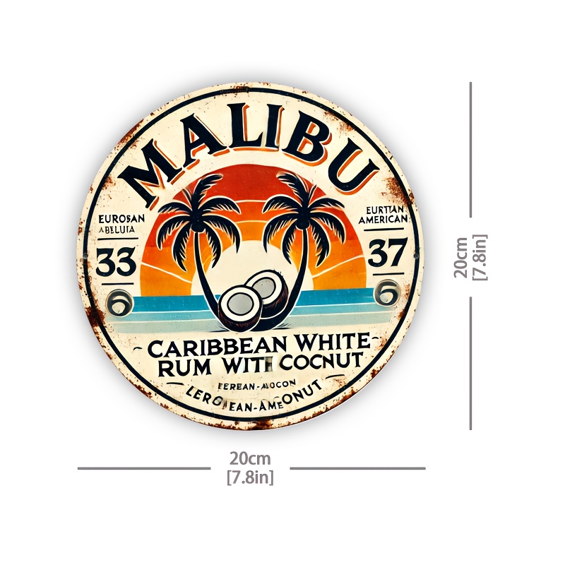 Vintage Malibu Rum Hindistan C - Home Decor Tree incelemesi ve fiyatı