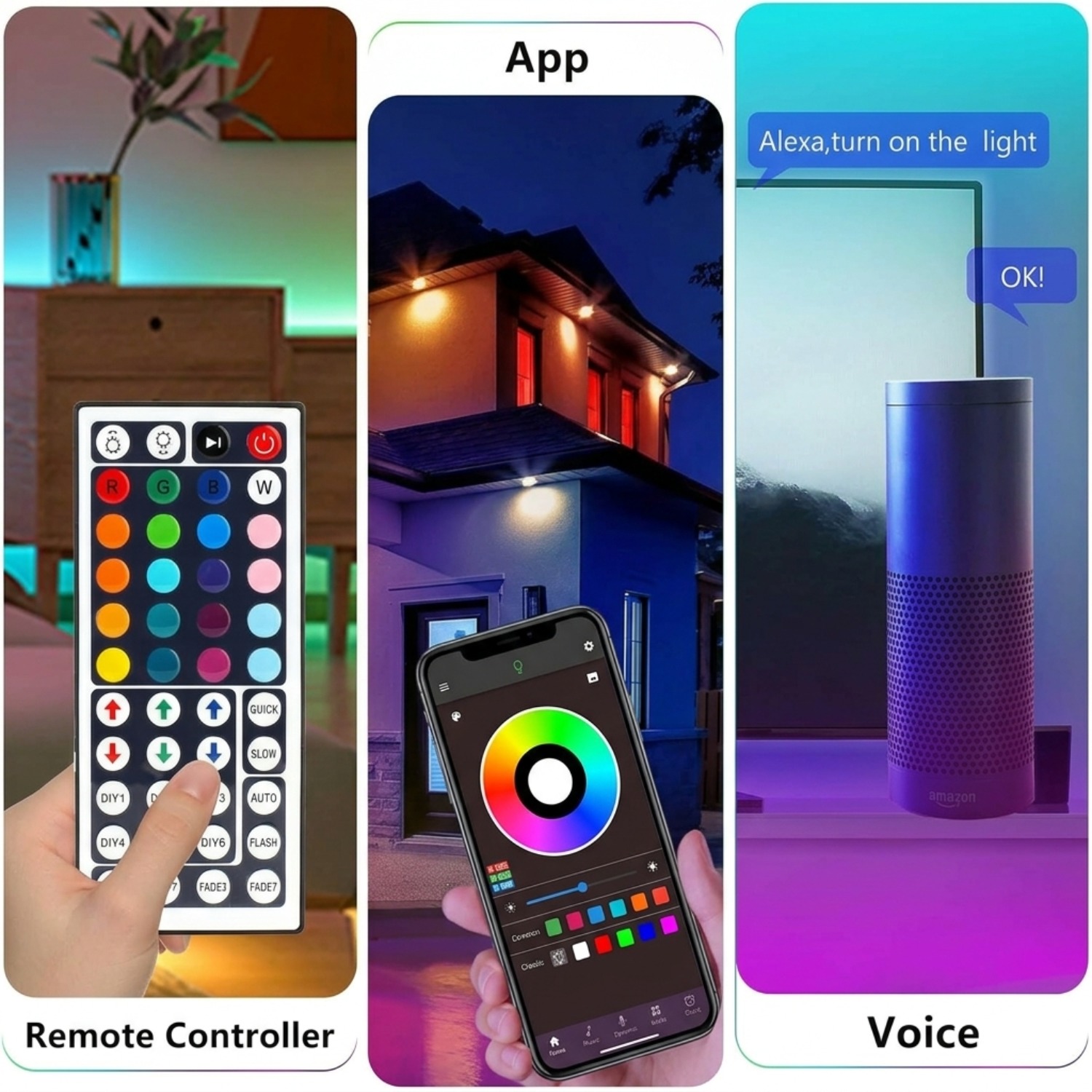 10M 20M 30M RGB LED Işık Şerid - Home Decor App Free incelemesi ve fiyatı