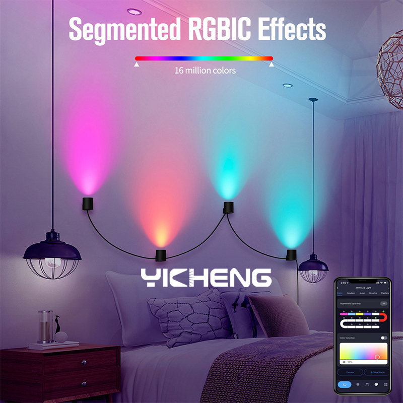 RGBIC Akıllı Duvar Lambası TUY - Home Decor App Free incelemesi ve fiyatı