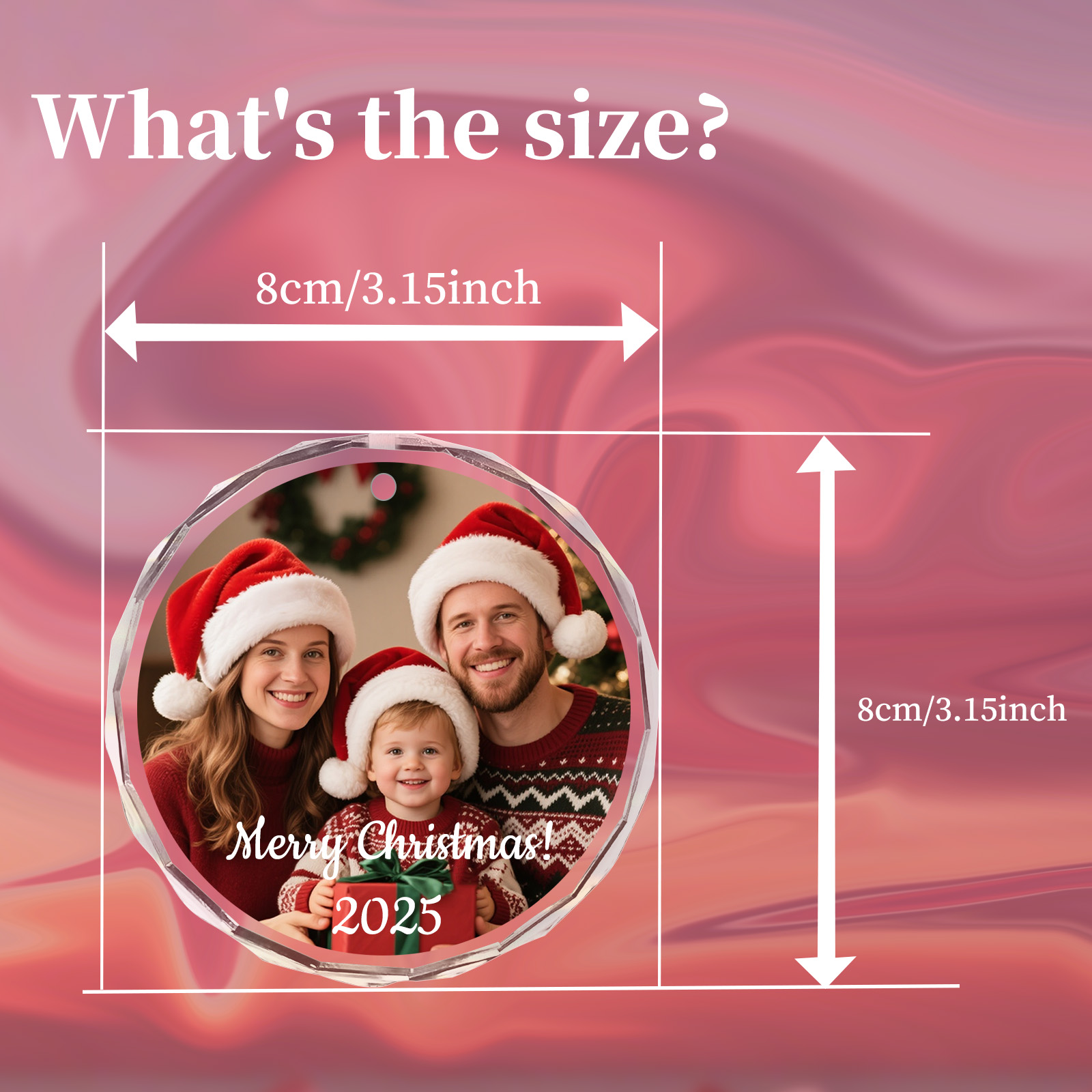 Kişiye Özel Noel Fotoğraf Süsü - Home Decor Tree incelemesi ve fiyatı