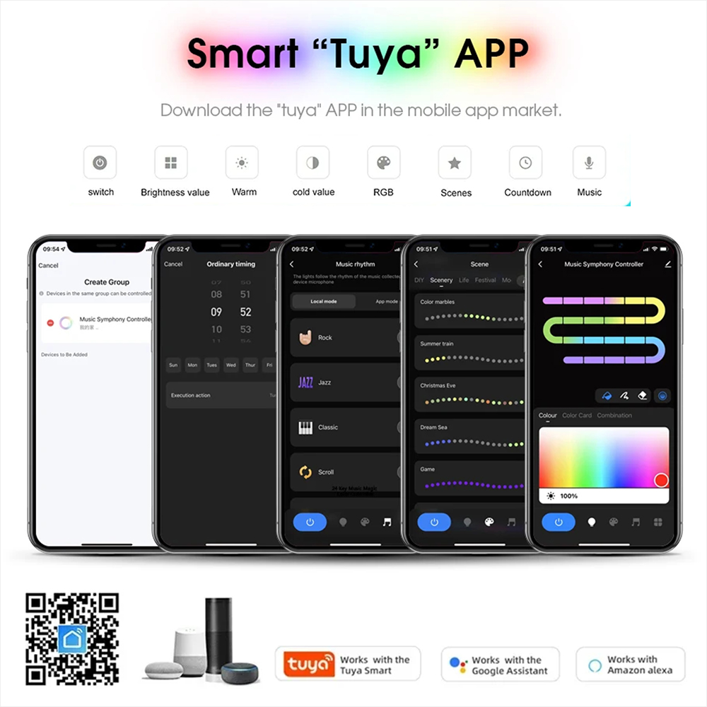 Tuya WiFi WS2811 RGBIC COB LED - Home Decor App Free incelemesi ve fiyatı