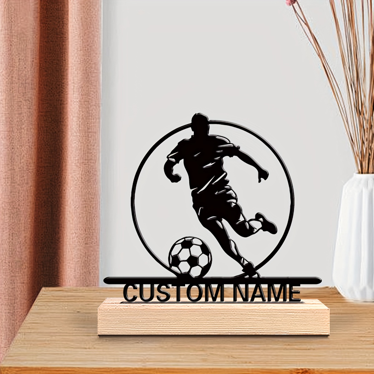 İsme Özel Metal Futbolcu Heyke - Home Decor Unique incelemesi ve fiyatı