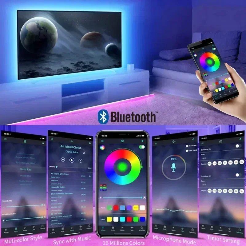 Akıllı RGB LED Oyun Işık Şerid - Led Strip Lights incelemesi ve fiyatı