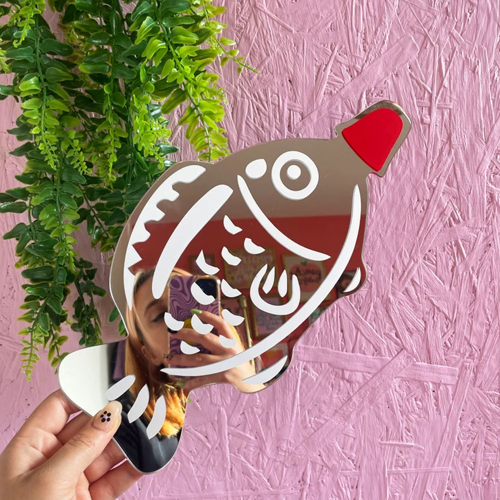 3D Soya Sosu Balıklı Suşi Akri - Home Decor Mirror incelemesi ve fiyatı