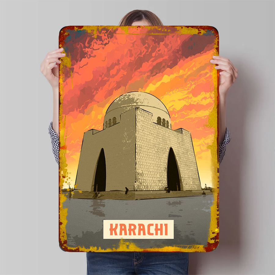 Karachi Pakistan Landmark Çerç - Home Decor Karachi incelemesi ve fiyatı