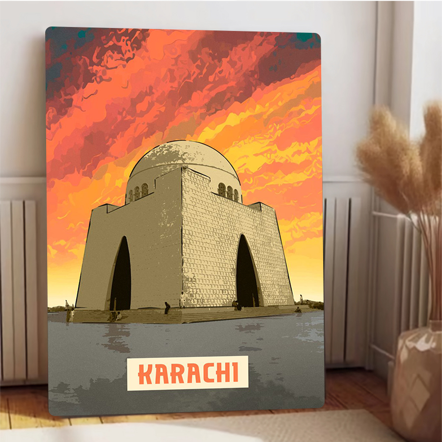 Karachi Pakistan Landmark Çerç - Home Decor Karachi incelemesi ve fiyatı