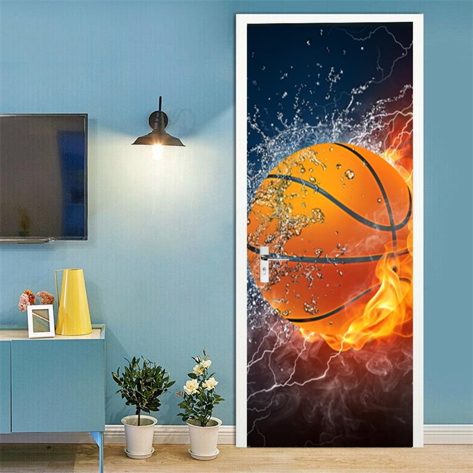 Futbol basketbol 3D duvar kağı - Home Decor On Sale incelemesi ve fiyatı