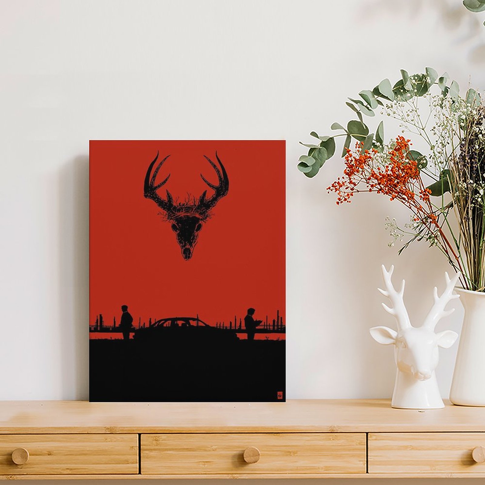 Gerçek Dedektif Posteri Tuval  - Home Decor Mirror incelemesi ve fiyatı