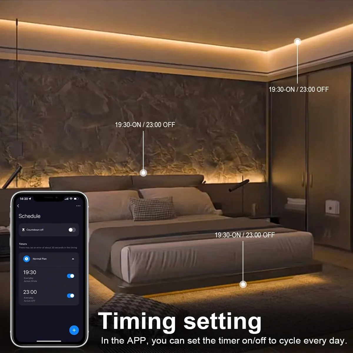 Tuya Smart COB LED Şerit Işık, - Home Decor Free App incelemesi ve fiyatı