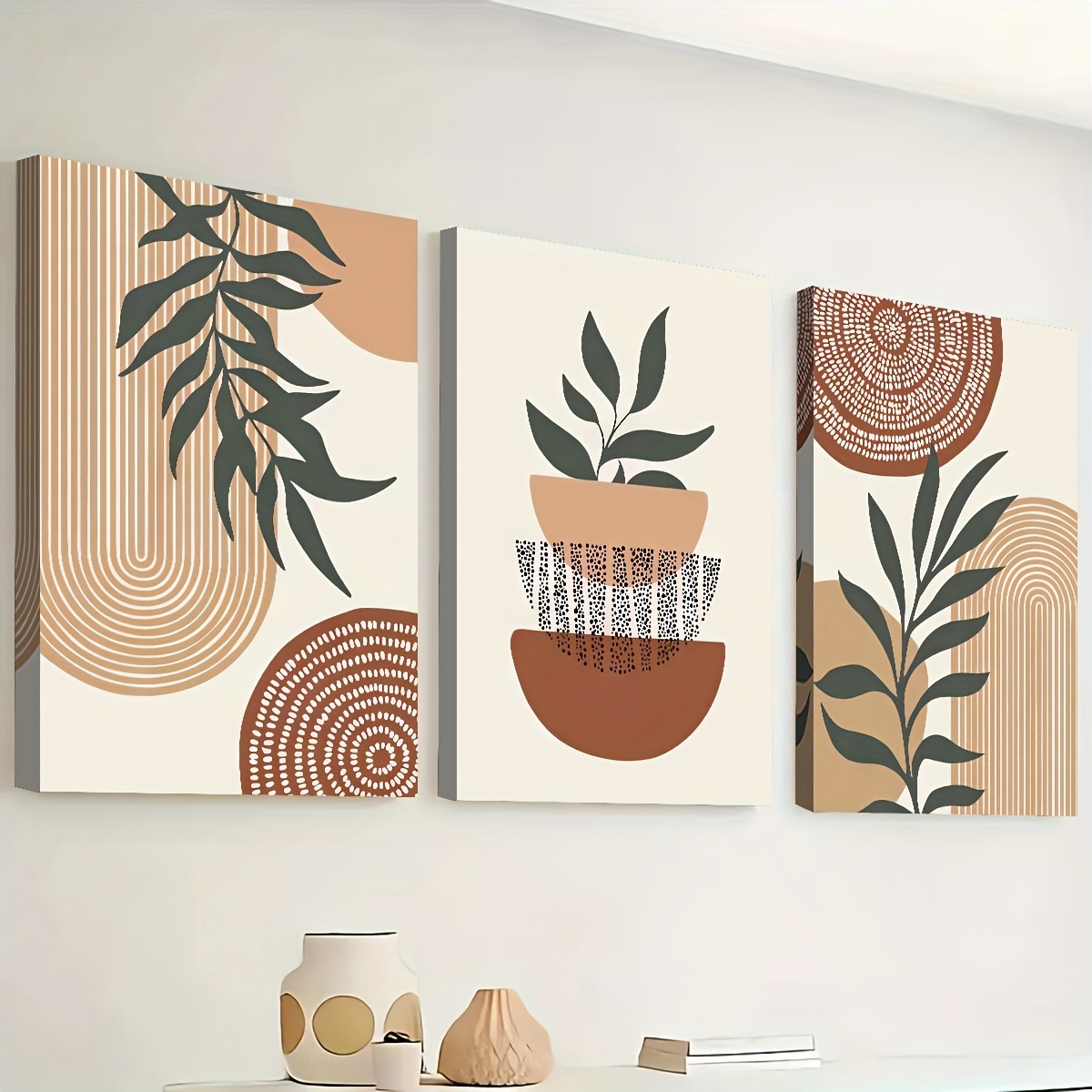 3 parçalı 2D düz baskı kanvas  - Home Decor Mirror incelemesi ve fiyatı