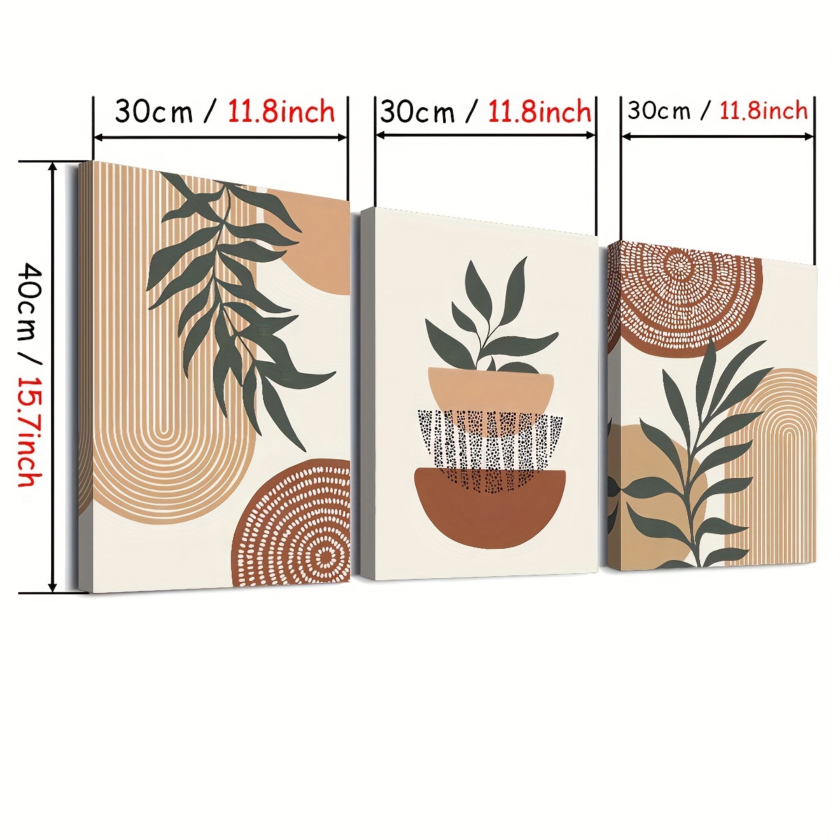 3 parçalı 2D düz baskı kanvas  - Home Decor Mirror incelemesi ve fiyatı