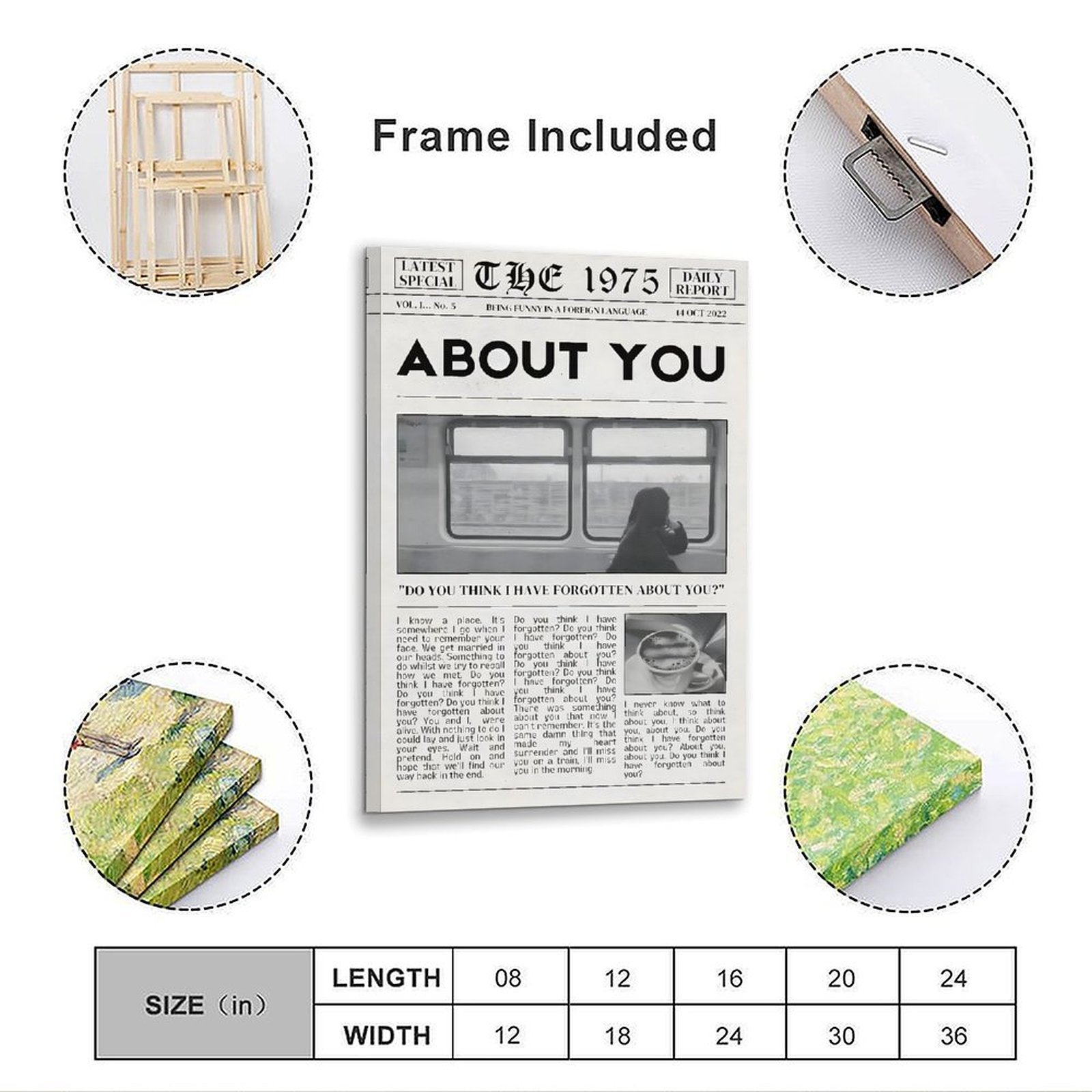 1975 Hakkında Seni Poster Müzi - Home Decor Mirror incelemesi ve fiyatı