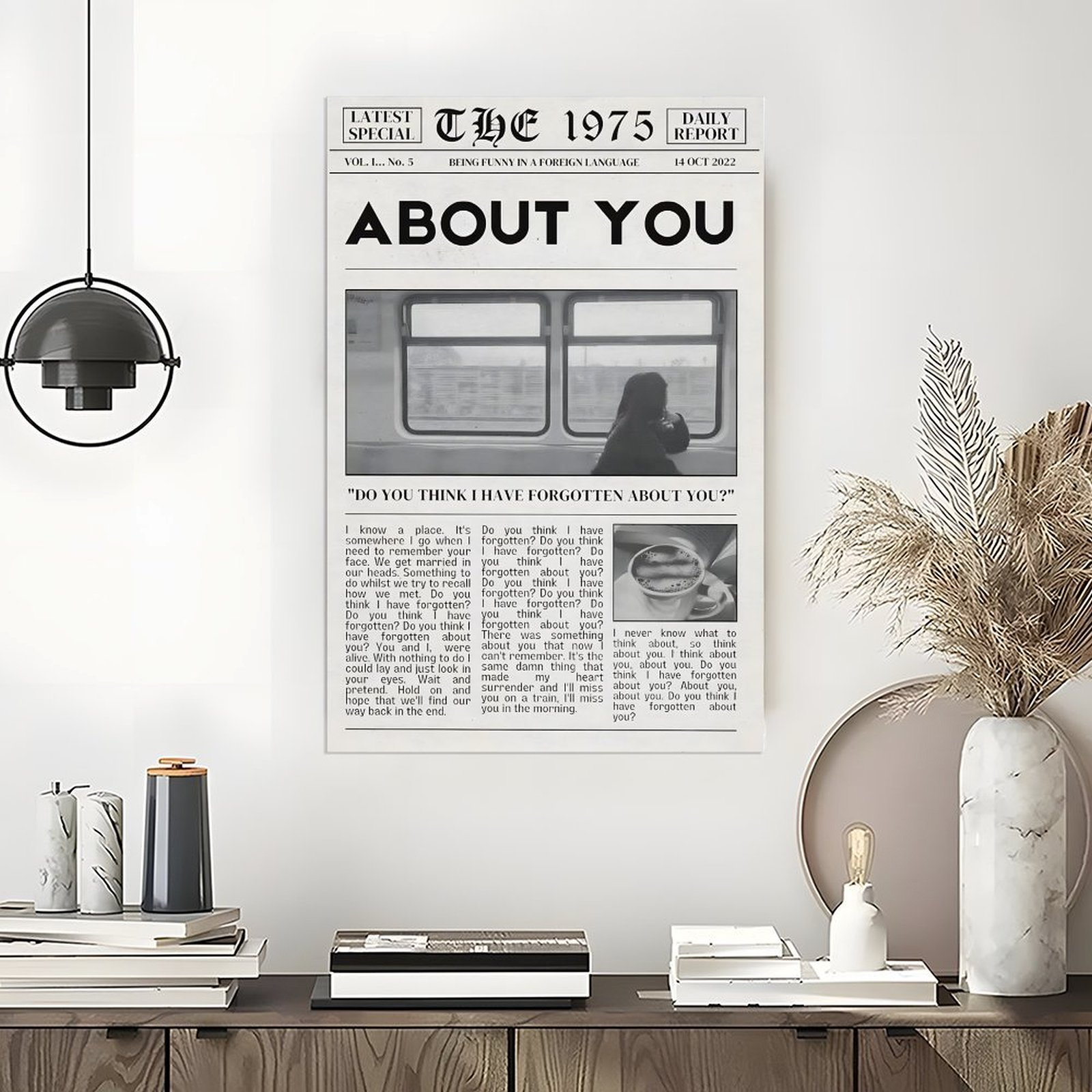 1975 Hakkında Seni Poster Müzi - Home Decor Mirror incelemesi ve fiyatı