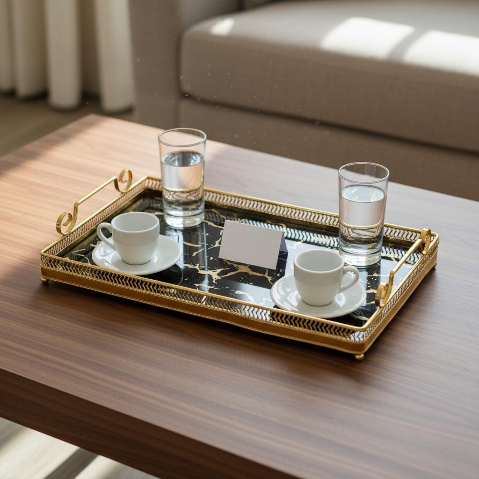 Dekoratif Ayna Tepsisi İskandi - Home Decor Mirror incelemesi ve fiyatı