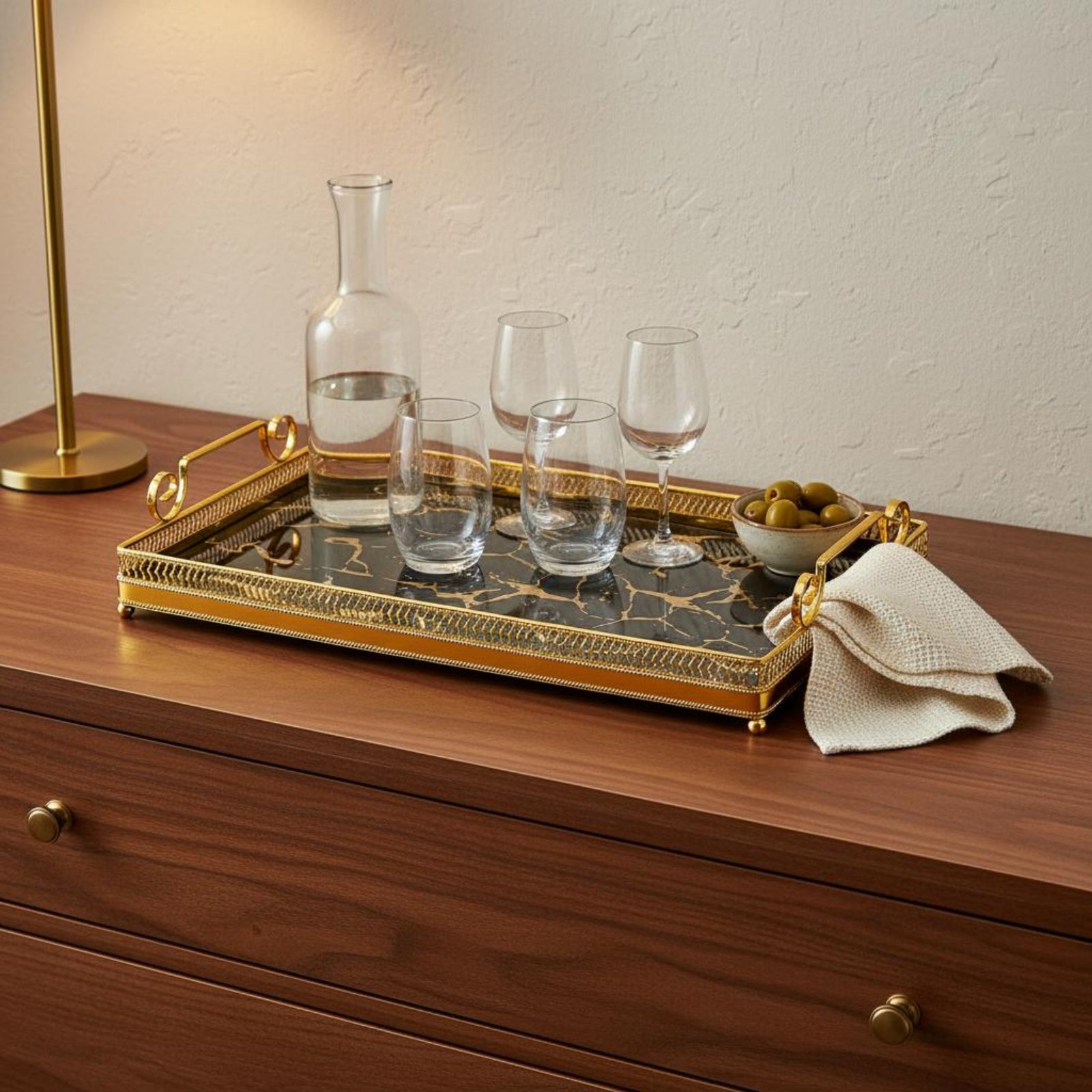 Dekoratif Ayna Tepsisi İskandi - Home Decor Mirror incelemesi ve fiyatı