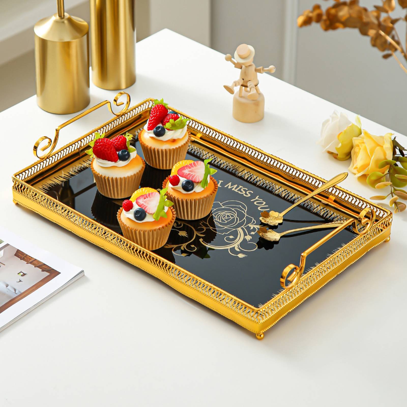 Dekoratif Ayna Tepsisi İskandi - Home Decor Mirror incelemesi ve fiyatı
