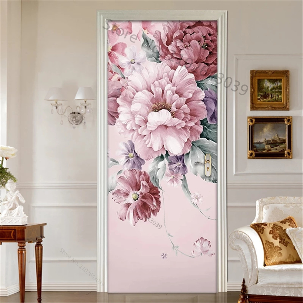 Pastoral Çiçek Yaprak 3D Kapı  - Home Decor On Sale incelemesi ve fiyatı