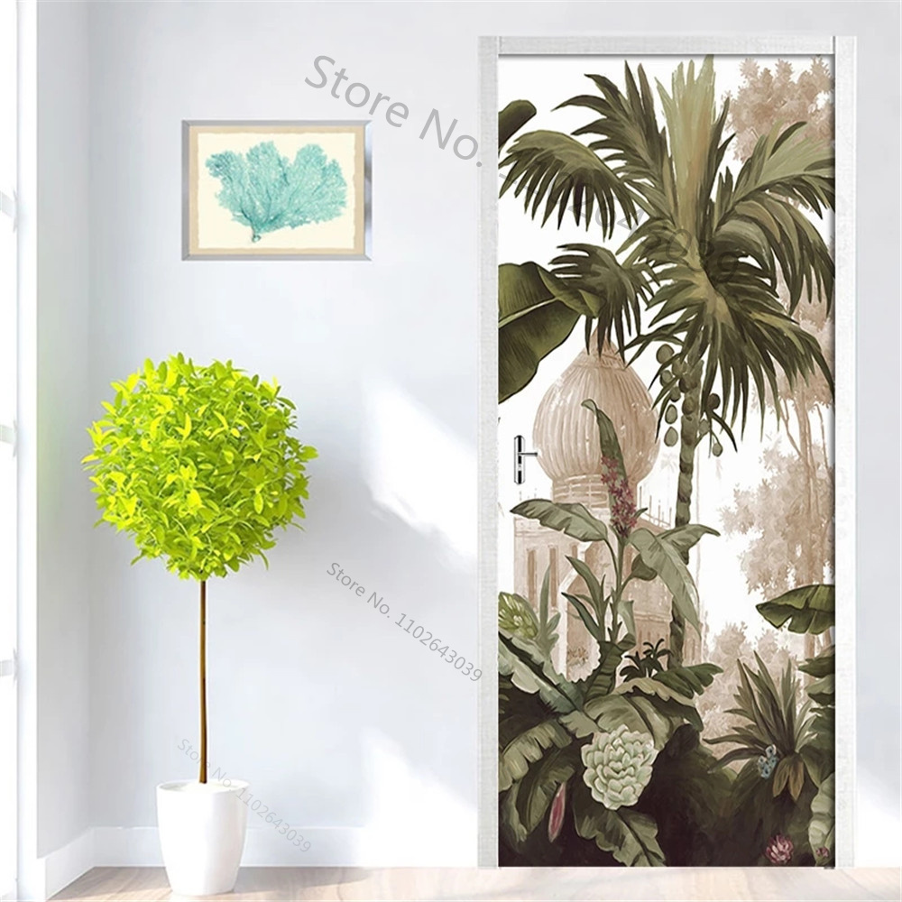 Pastoral Çiçek Yaprak 3D Kapı  - Home Decor On Sale incelemesi ve fiyatı