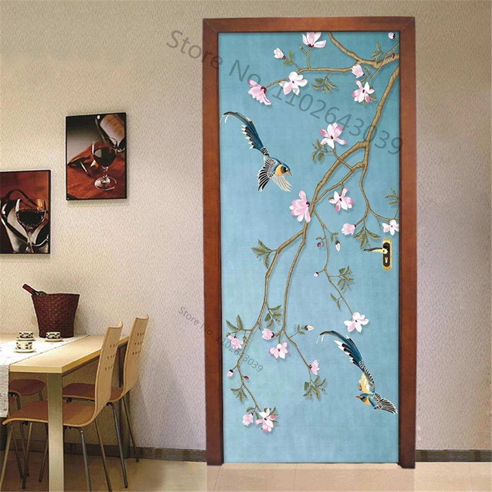 Pastoral Çiçek Yaprak 3D Kapı  - Home Decor On Sale incelemesi ve fiyatı