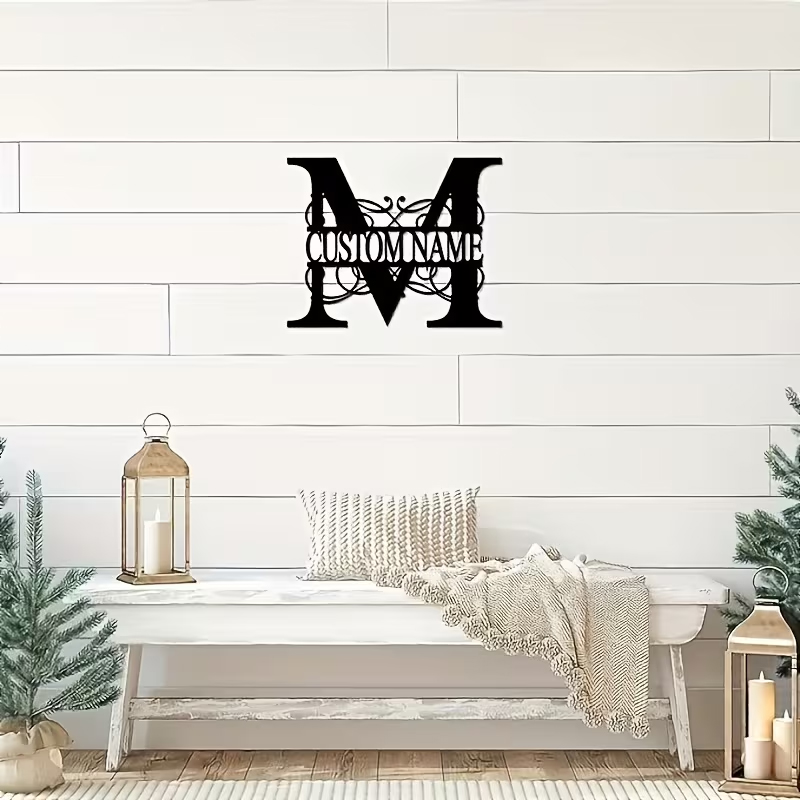 Klasik Özel Monogram Metal Duv - Home Decor Unique incelemesi ve fiyatı