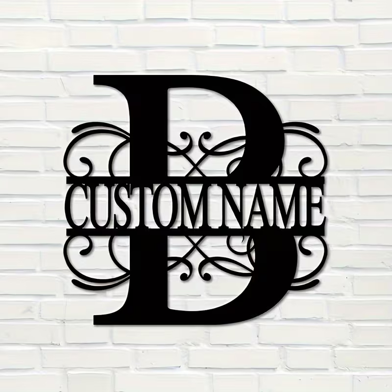 Klasik Özel Monogram Metal Duv - Home Decor Unique incelemesi ve fiyatı