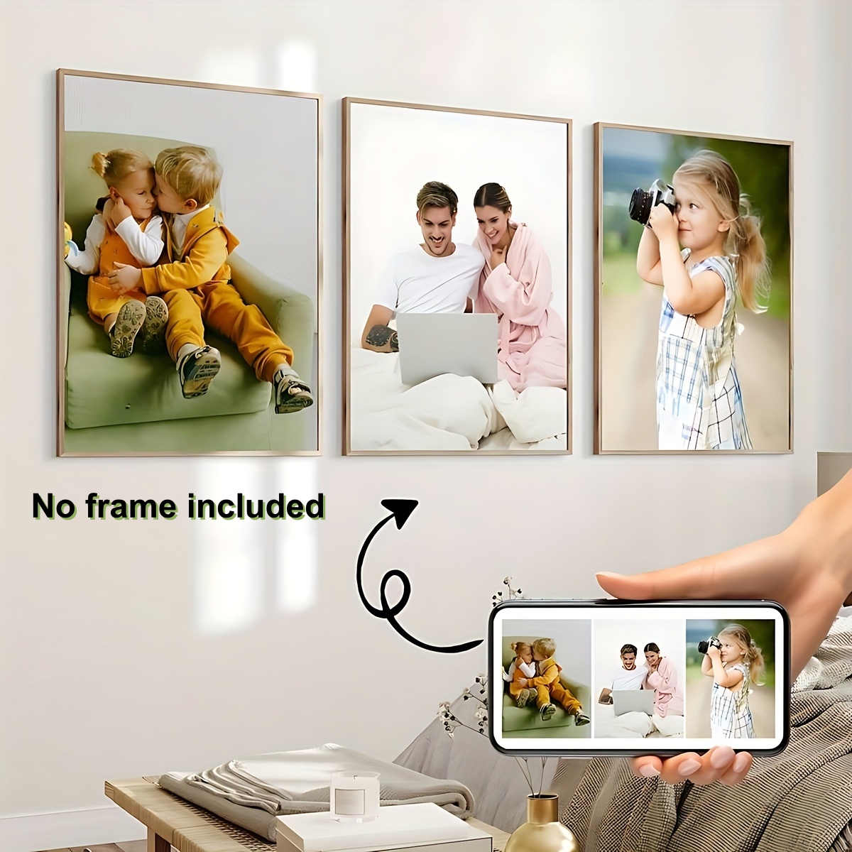 İstediğiniz 3 fotoğrafınızı öz - Home Decor Canvas incelemesi ve fiyatı