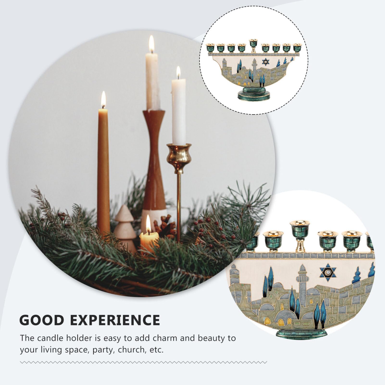 Kudüs Menora Hanuka Mumluk 9 K - Home Decor You incelemesi ve fiyatı