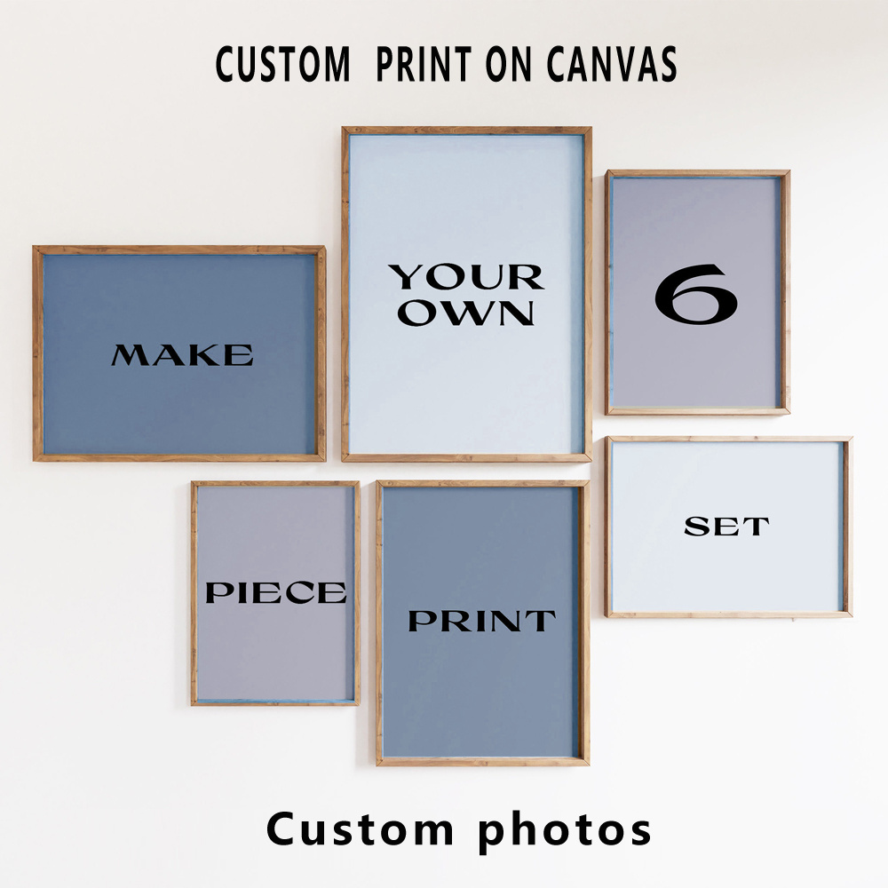 6 adet/takım özel tuval baskıl - Home Decor Canvas incelemesi ve fiyatı